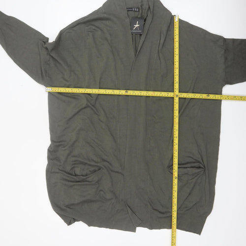 Atmosphere Women's Green Size 20 Long Sleeve Open Front Cardigan
