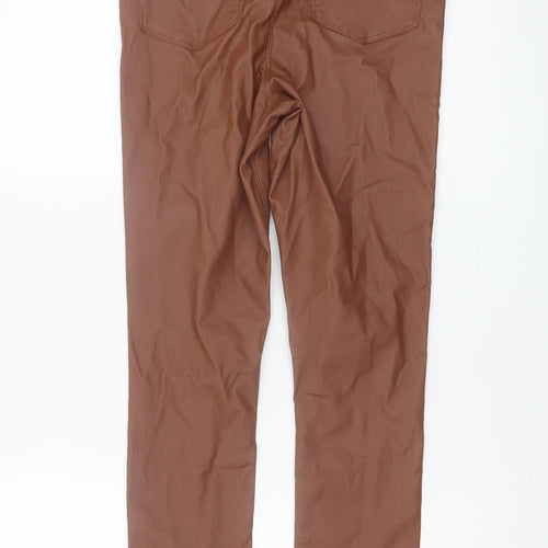 Denim Co Women’s Brown Stretch Jegging Skinny Trousers Size 10