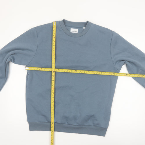 Jack & Jones Men’s Blue Crew Neck Pullover Sweatshirt Size M