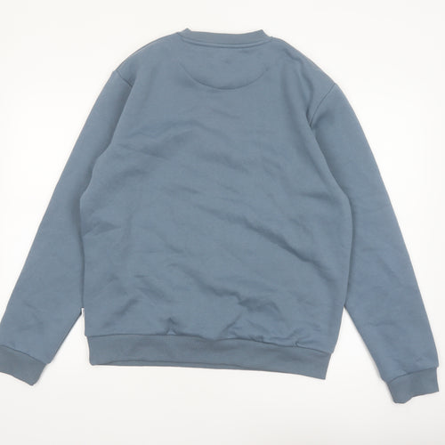 Jack & Jones Men’s Blue Crew Neck Pullover Sweatshirt Size M