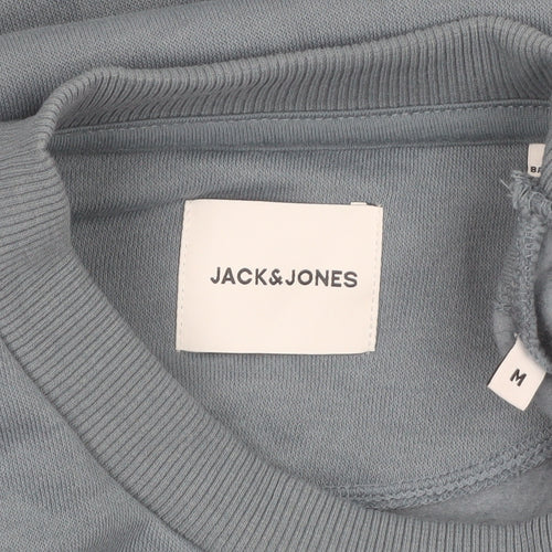 Jack & Jones Men’s Blue Crew Neck Pullover Sweatshirt Size M