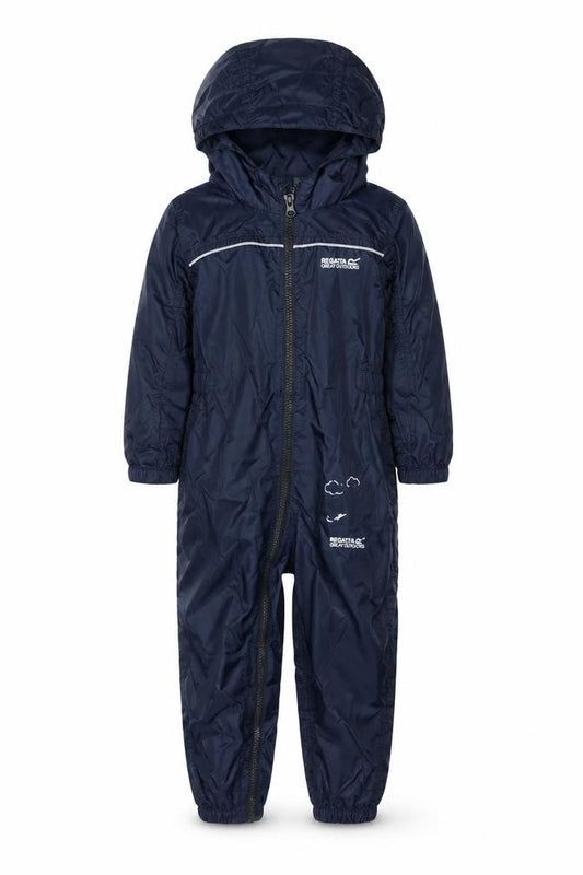 Regatta Boys Blue Waterproof Hooded Snowsuit 2-3 Years