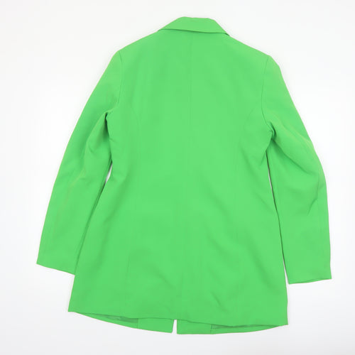 ONLY Women’s Green Tailored Longline Blazer Jacket Size 8