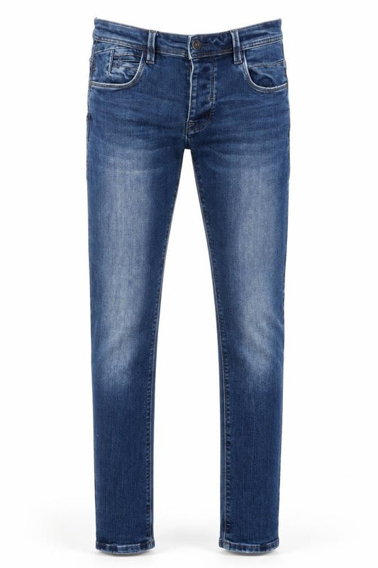 Redefined Rebel Men's Blue Slim Fit Denim Jeans 30R Medium Wash