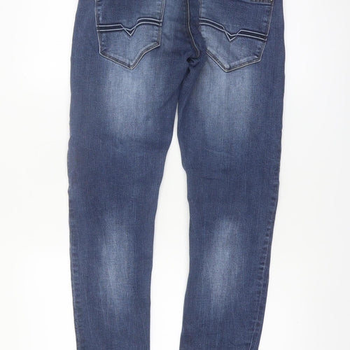 Redefined Rebel Men's Blue Slim Fit Denim Jeans 30R Medium Wash
