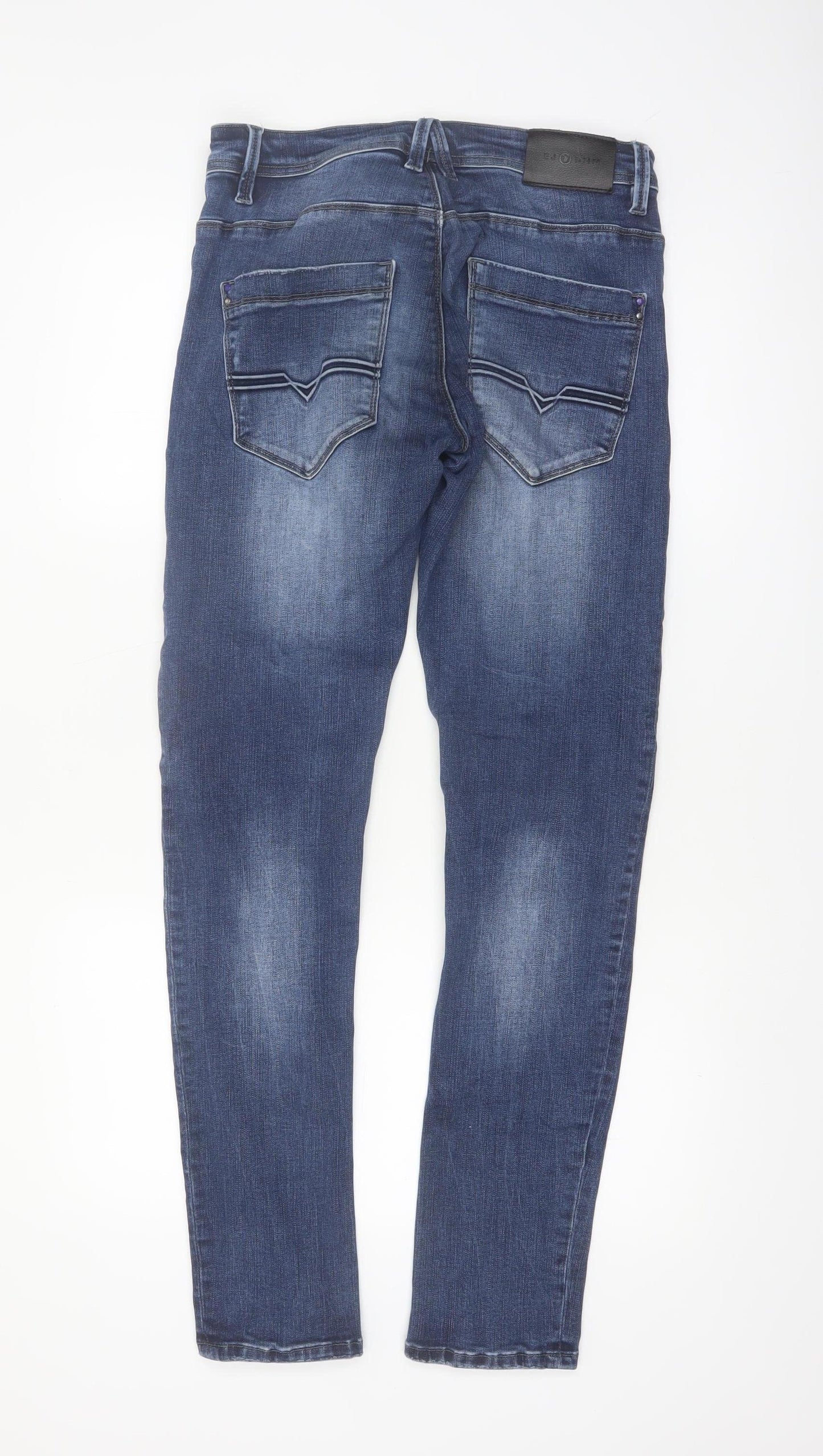 Redefined Rebel Men's Blue Slim Fit Denim Jeans 30R Medium Wash