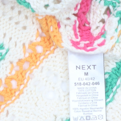 Next Women’s Multicoloured V-Neck Knit Jumper Size M