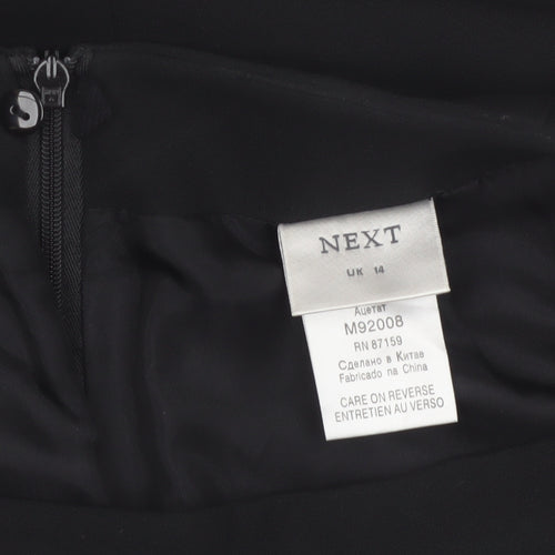 Next Women’s Black Size 14 Pencil Skirt Knee Length Formal Workwear