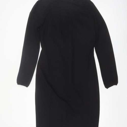 Ted Baker Women’s Black Size 12 Bodycon Knee Length Dress