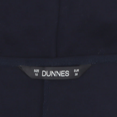 Dunnes Women Black Beaded Shift Dress Size 10 Long Sleeve