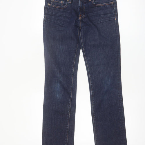 J Brand Womens Blue Straight Leg Jeans Size 10 Stretch Denim