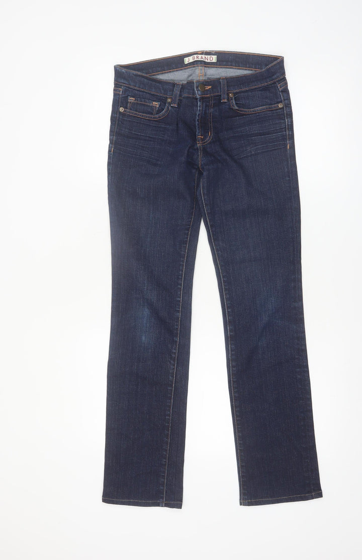 J Brand Womens Blue Straight Leg Jeans Size 10 Stretch Denim