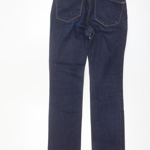 J Brand Womens Blue Straight Leg Jeans Size 10 Stretch Denim