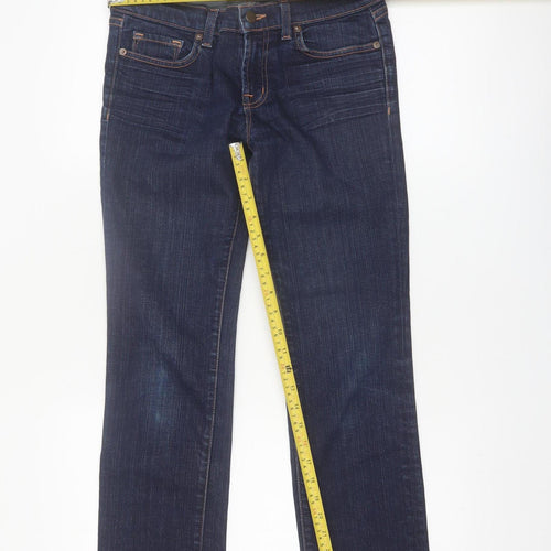 J Brand Womens Blue Straight Leg Jeans Size 10 Stretch Denim