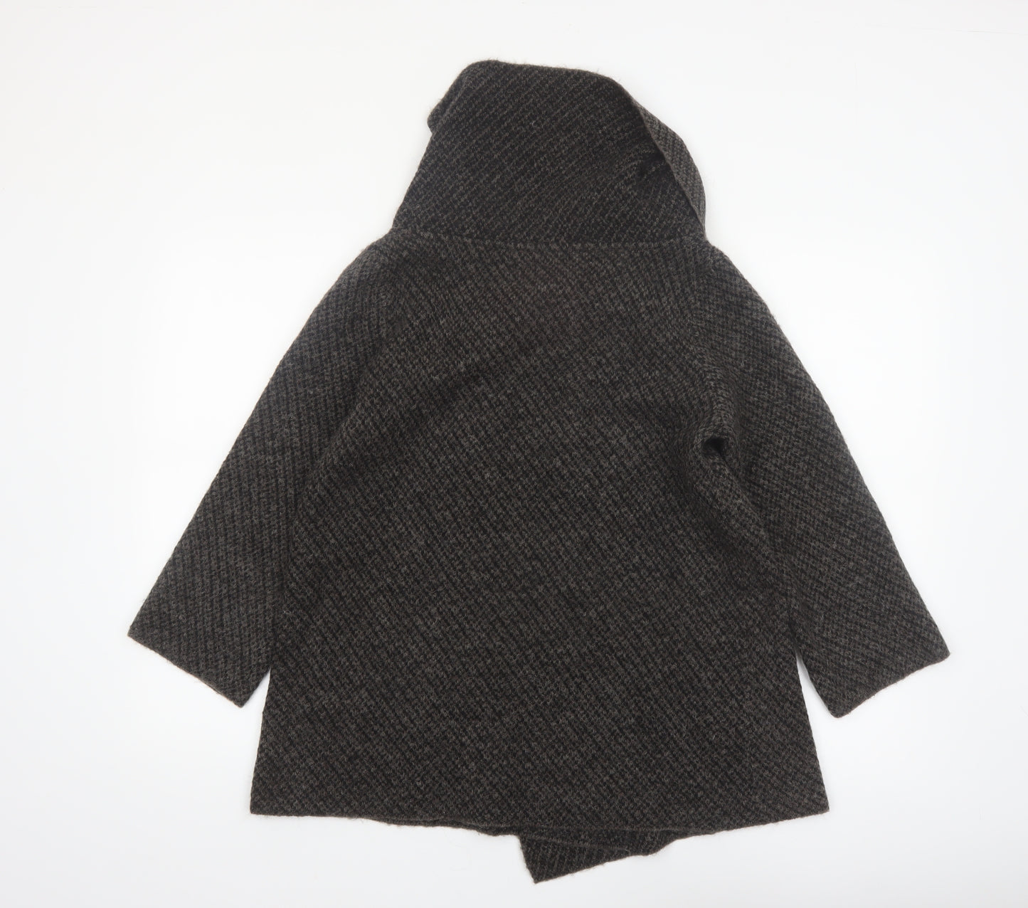 Max Studio Womens Grey Medium Chunky Knit Cardigan