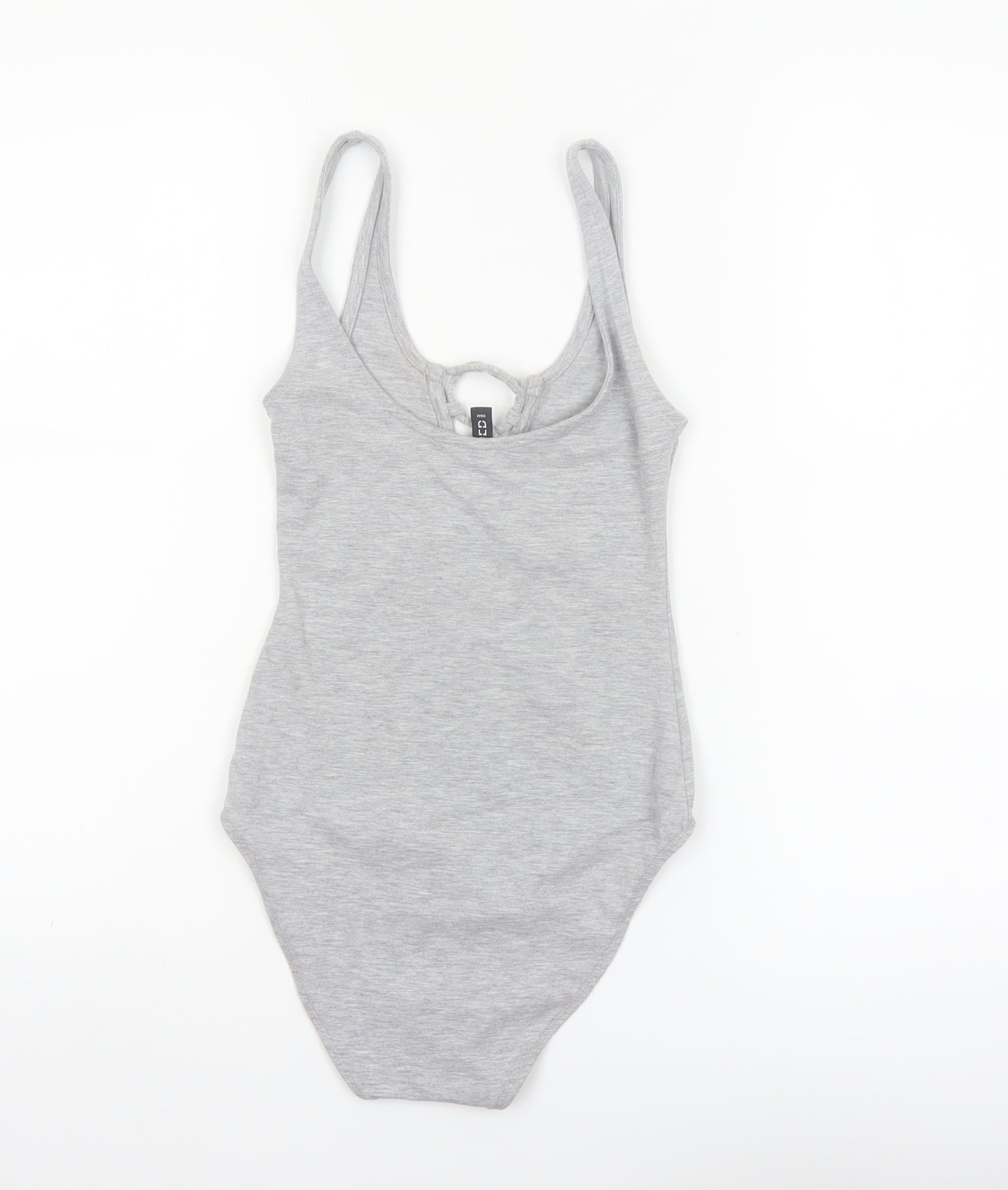 H&M Divided Women's Grey Lace Up Bodysuit XS