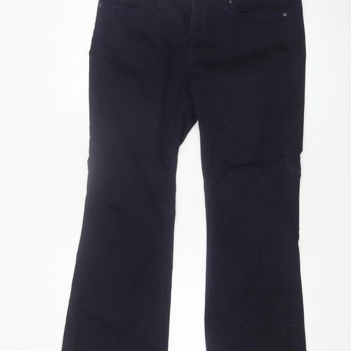 Gap 1969 Women's Blue Long & Lean Stretch Trousers Size 10