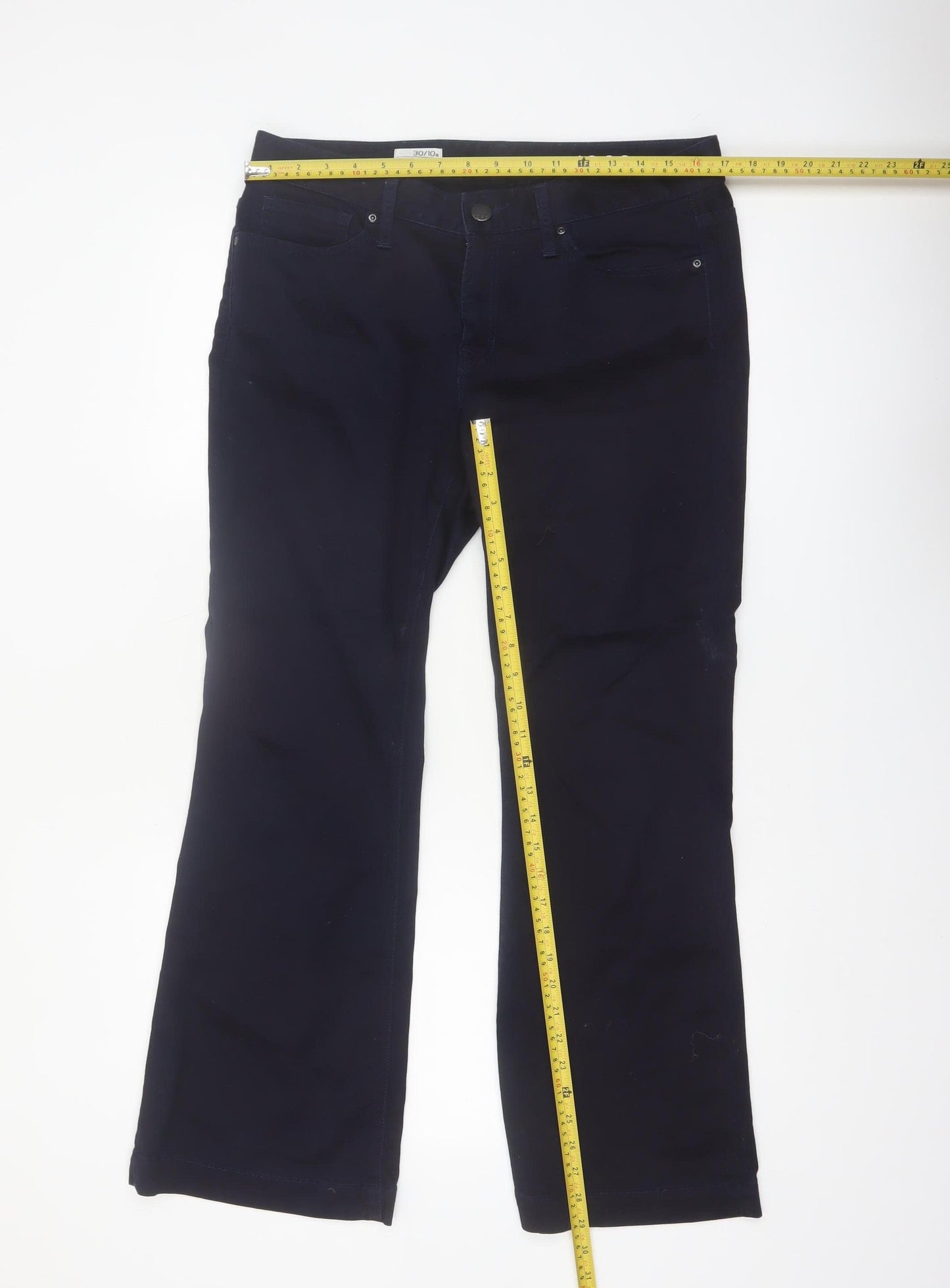 Gap 1969 Women's Blue Long & Lean Stretch Trousers Size 10