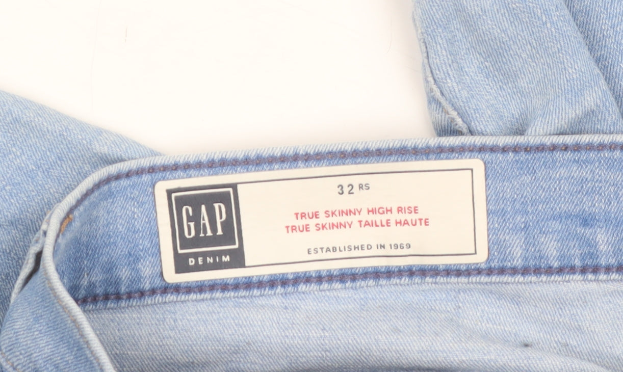 GAP Women’s Blue High Rise True Skinny Jeans Size 14 Regular