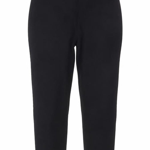 Dunnes Women Black L Stretch Slim Leg Jersey Trousers