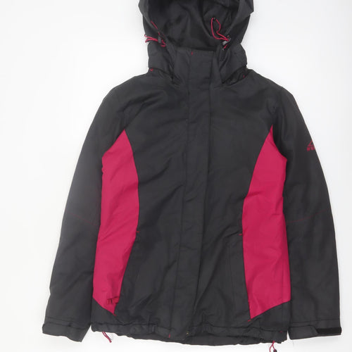 McKinley Womens Black XS Waterproof Hooded Ski Jacket