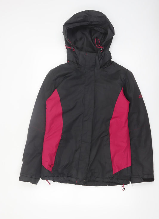 McKinley Womens Black XS Waterproof Hooded Ski Jacket
