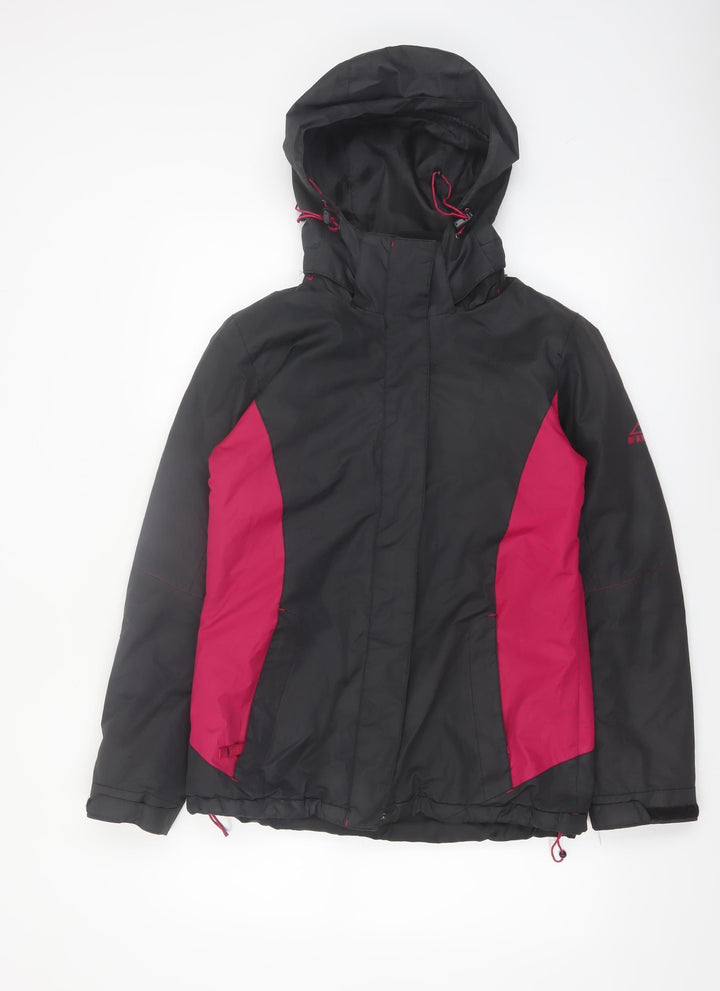 McKinley Womens Black XS Waterproof Hooded Ski Jacket