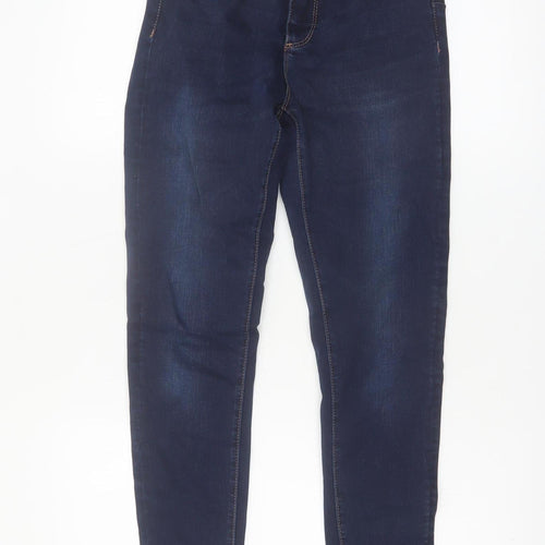 Diesel Womens Blue Skinny Jeans Size 10 Regular Fit Mid Rise 27x30