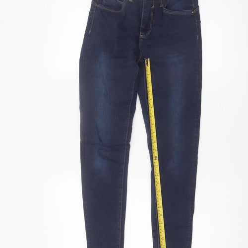 Diesel Womens Blue Skinny Jeans Size 10 Regular Fit Mid Rise 27x30