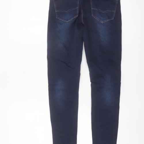 Diesel Womens Blue Skinny Jeans Size 10 Regular Fit Mid Rise 27x30
