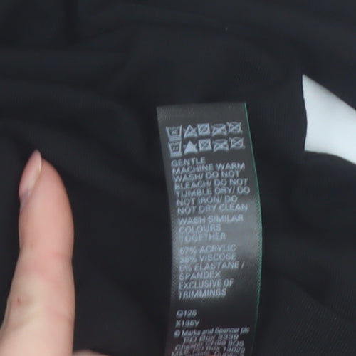 Marks and Spencer Heatgen Women Black Thermal Leggings Size 10