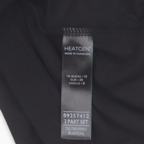 Marks and Spencer Heatgen Women Black Thermal Leggings Size 10