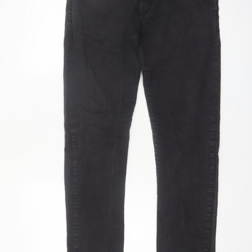 EXXO Men's Black Slim Skinny Jeans Size 44 Stretch Denim