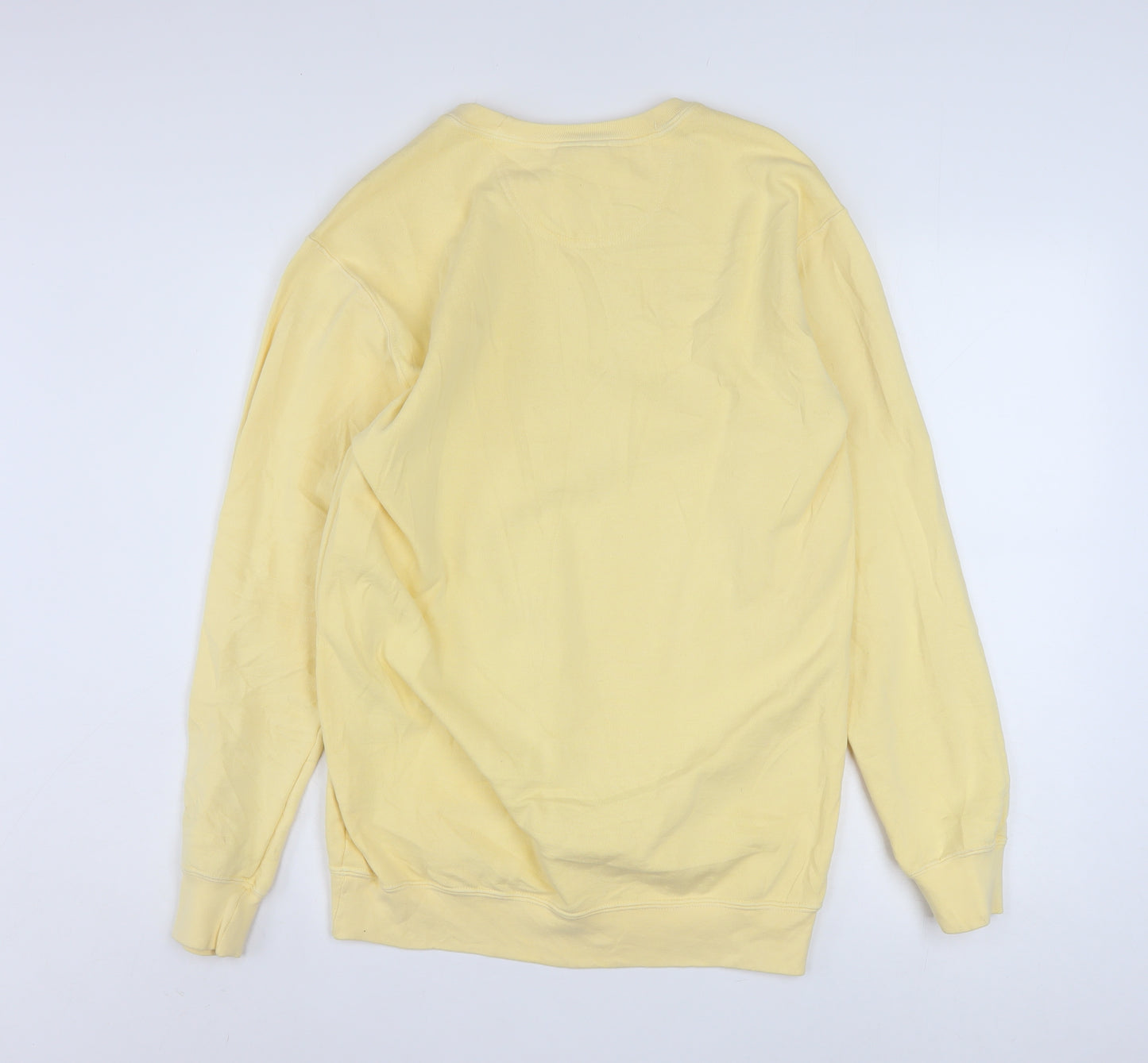 Comfort Colors Men's Yellow Millennial Sweatshirt Small Cotton Blend