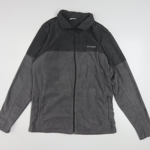 Columbia Men's Grey XL Fleece Full Zip Basic Jacket