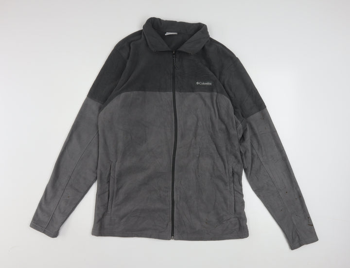 Columbia Men's Grey XL Fleece Full Zip Basic Jacket