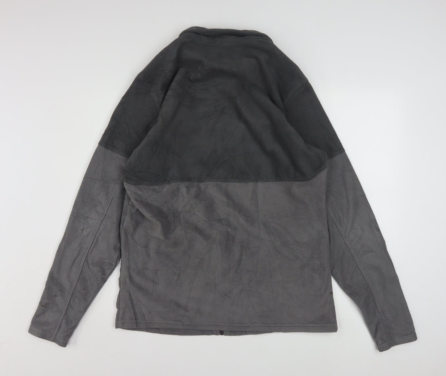 Columbia Men's Grey XL Fleece Full Zip Basic Jacket