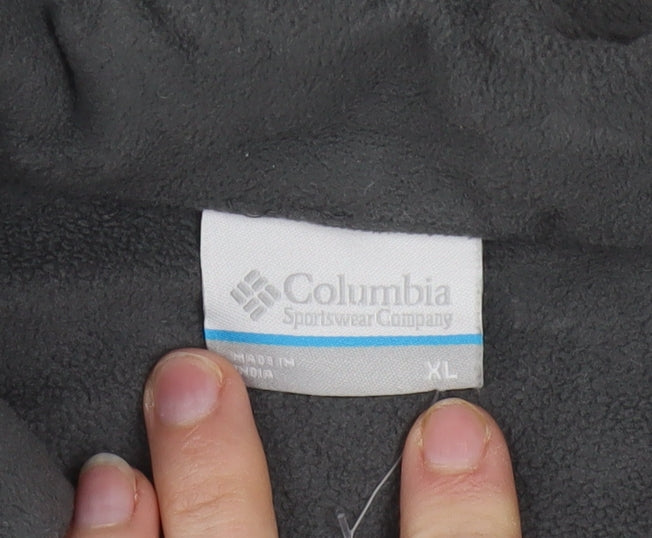 Columbia Men's Grey XL Fleece Full Zip Basic Jacket