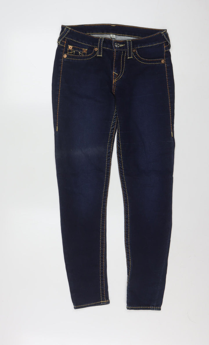 True Religion Womens Blue Denim Jegging Jeans Size 29 Slim Fit
