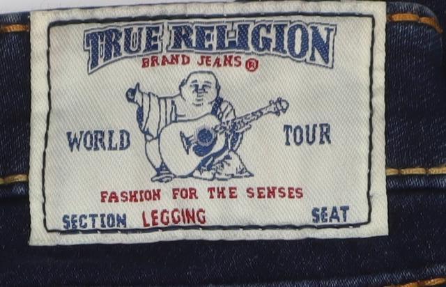 True Religion Womens Blue Denim Jegging Jeans Size 29 Slim Fit