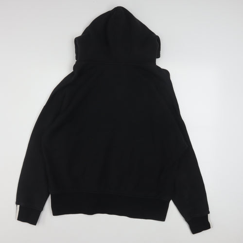 Adidas Women Black Size 14 Pullover Hoodie Cotton Blend Casual