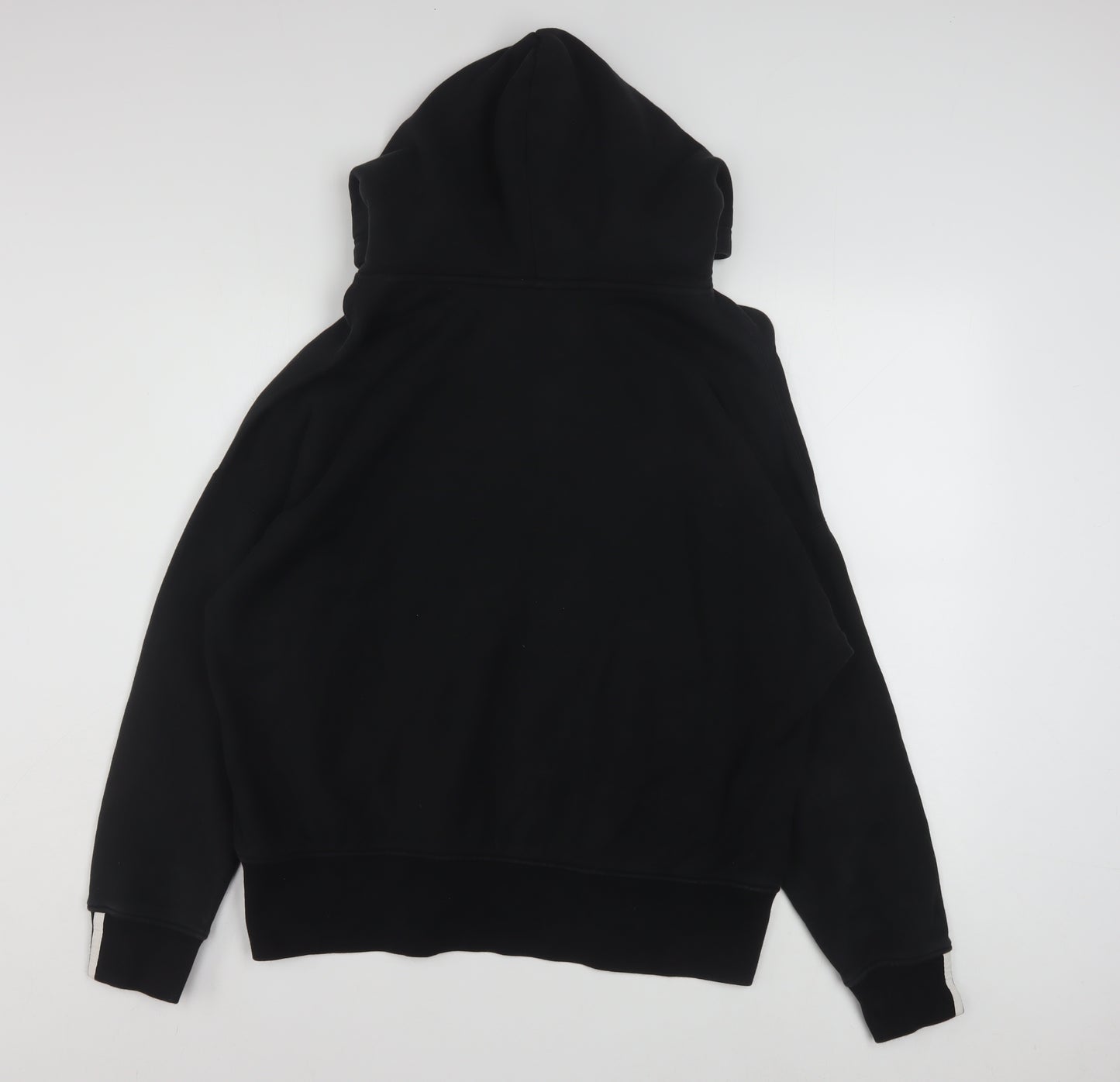 Adidas Women Black Size 14 Pullover Hoodie Cotton Blend Casual