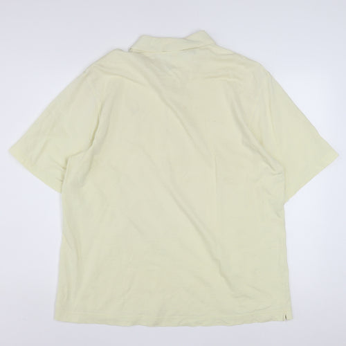 Lacoste Men’s Beige Short Sleeve Cotton Polo Shirt Size XL