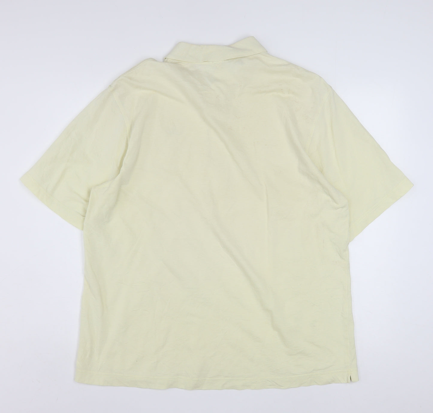 Lacoste Men’s Beige Short Sleeve Cotton Polo Shirt Size XL