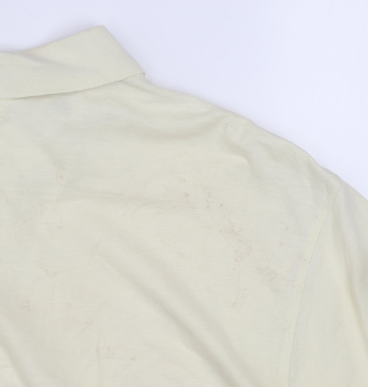 Lacoste Men’s Beige Short Sleeve Cotton Polo Shirt Size XL