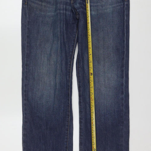 J.Crew Men's Blue Slim Straight Denim Jeans 31W 30L Cotton