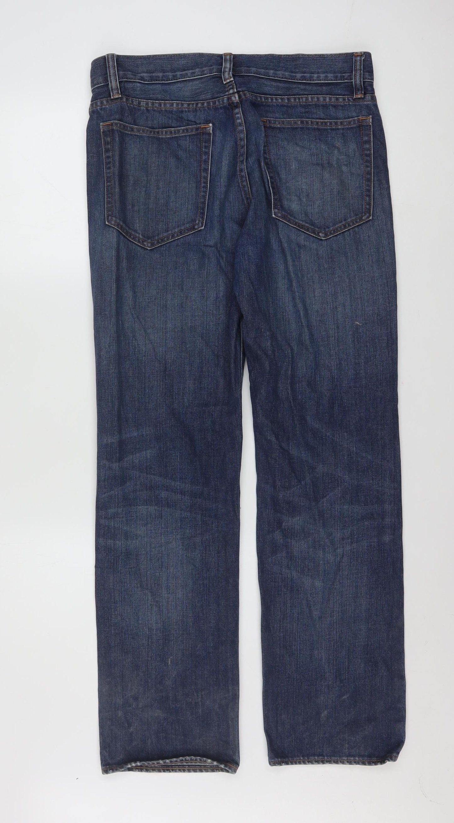 J.Crew Men's Blue Slim Straight Denim Jeans 31W 30L Cotton