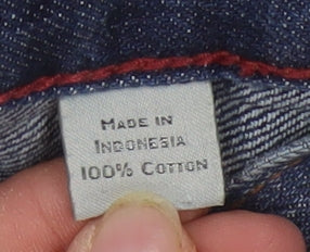 J.Crew Men's Blue Slim Straight Denim Jeans 31W 30L Cotton