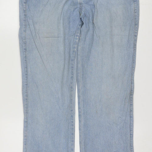 Lee Riveted Women's Blue Straight Leg Jeans Size 12 Regular Fit