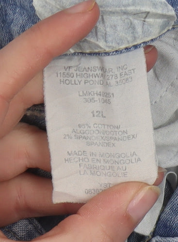 Lee Riveted Women's Blue Straight Leg Jeans Size 12 Regular Fit
